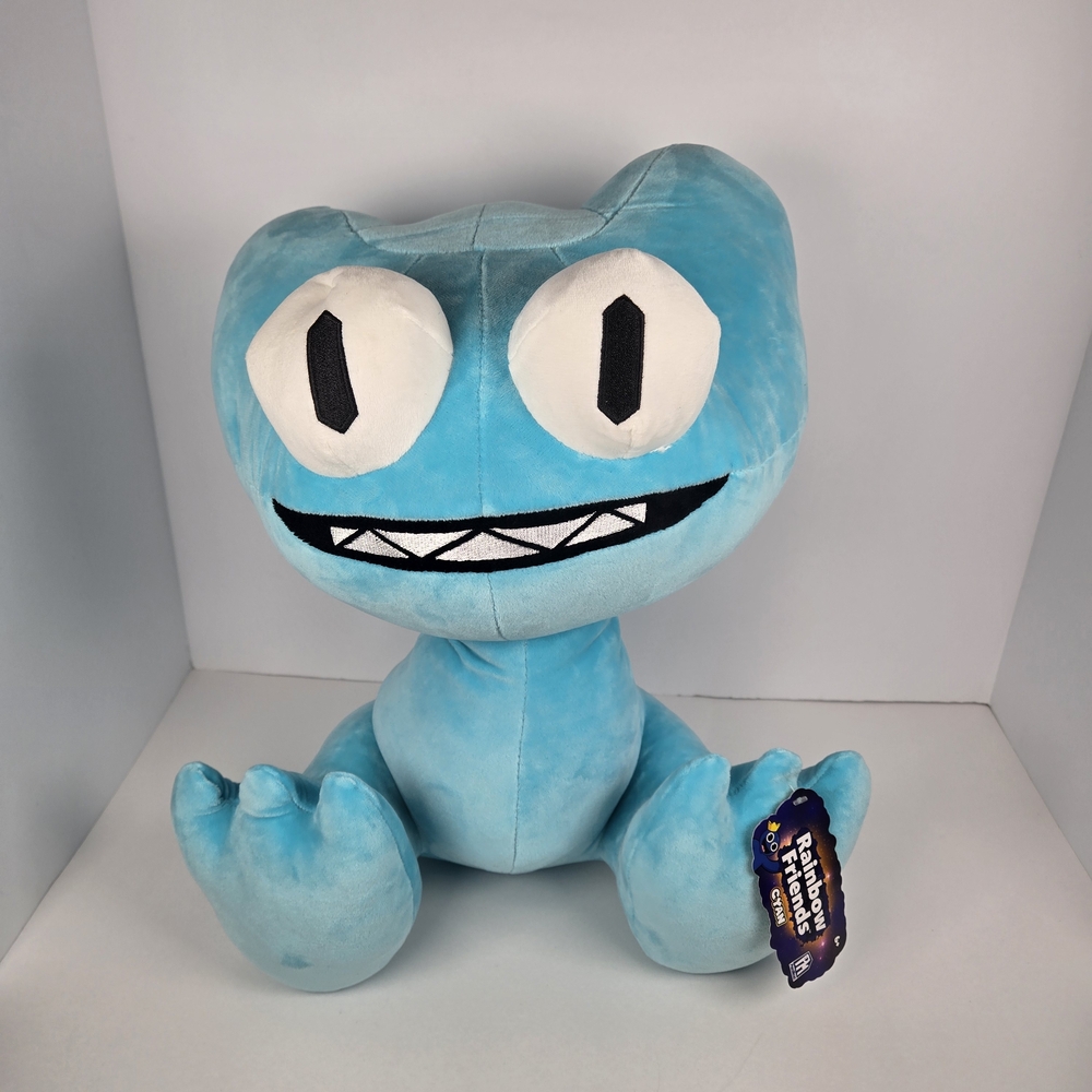 Rainbow Friends 15" Giant Cyan Plush Stuffed Toy Brand New with Tags
